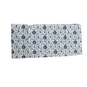 Ralph Lauren Blue and Cream Cotton Fabric